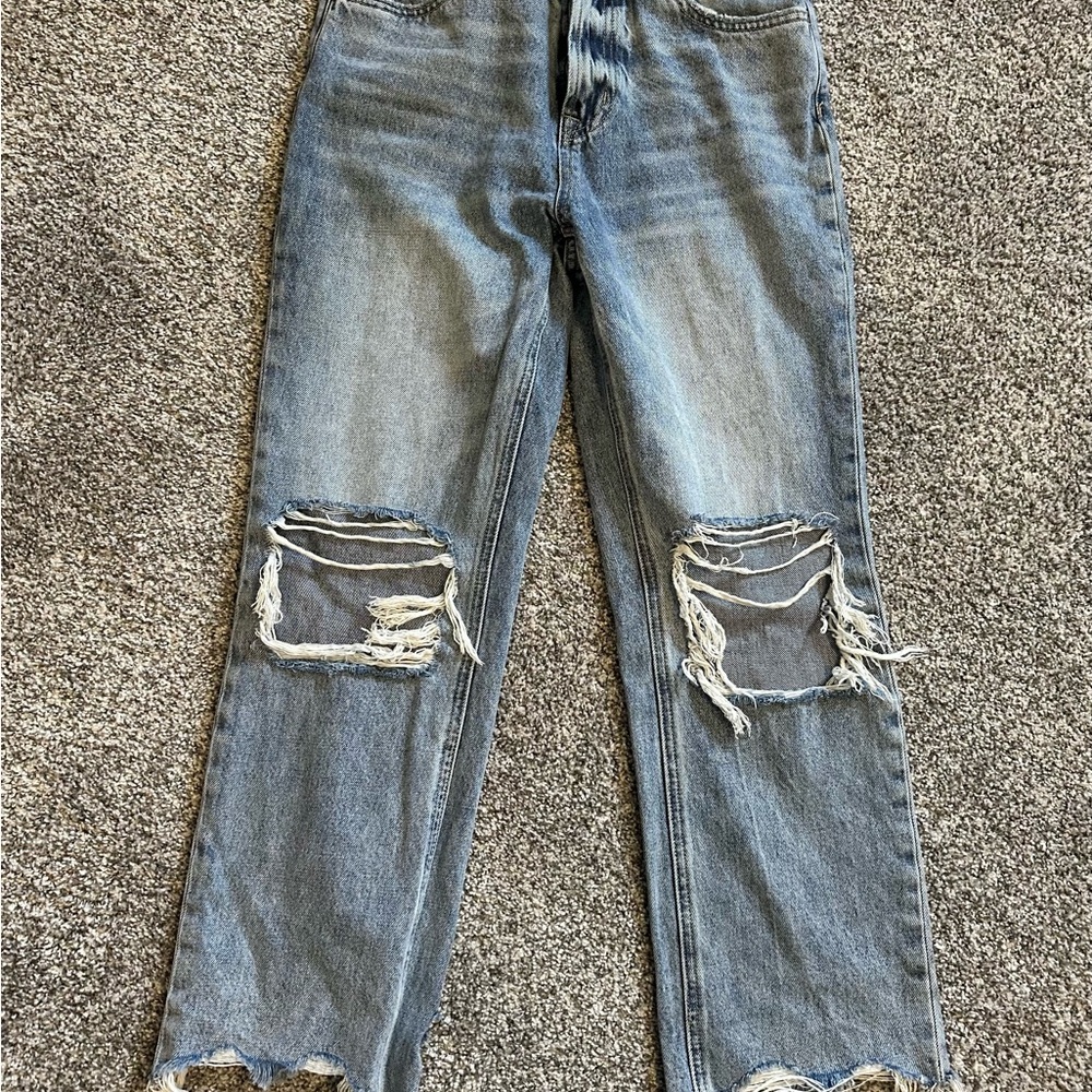 Vervet Distressed Blue Jeans boutique EUC